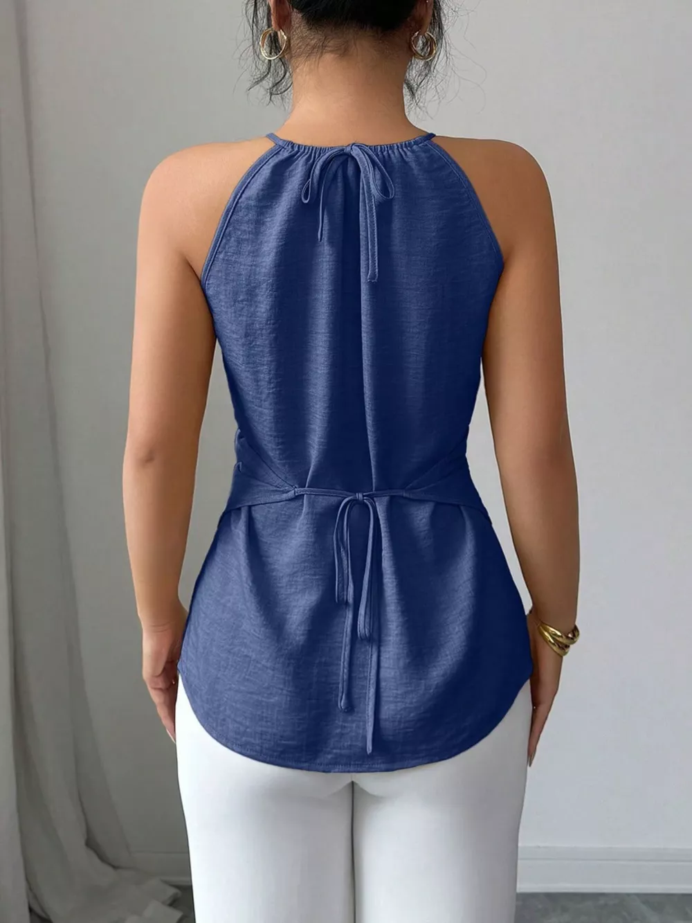 Halter Neck Crisscross Cami, image 16