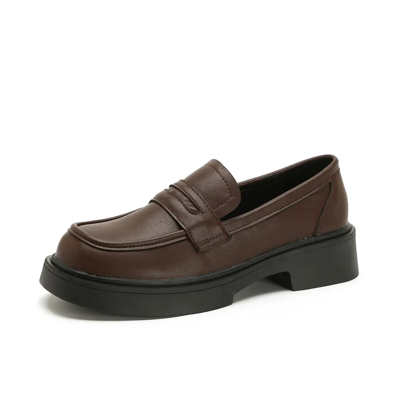 Round Toe Platform Loafers, image 4