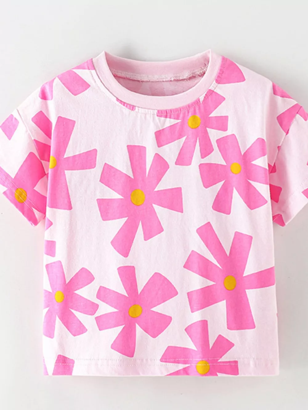 Children's Floral Print Cotton T-Shirt, image 2