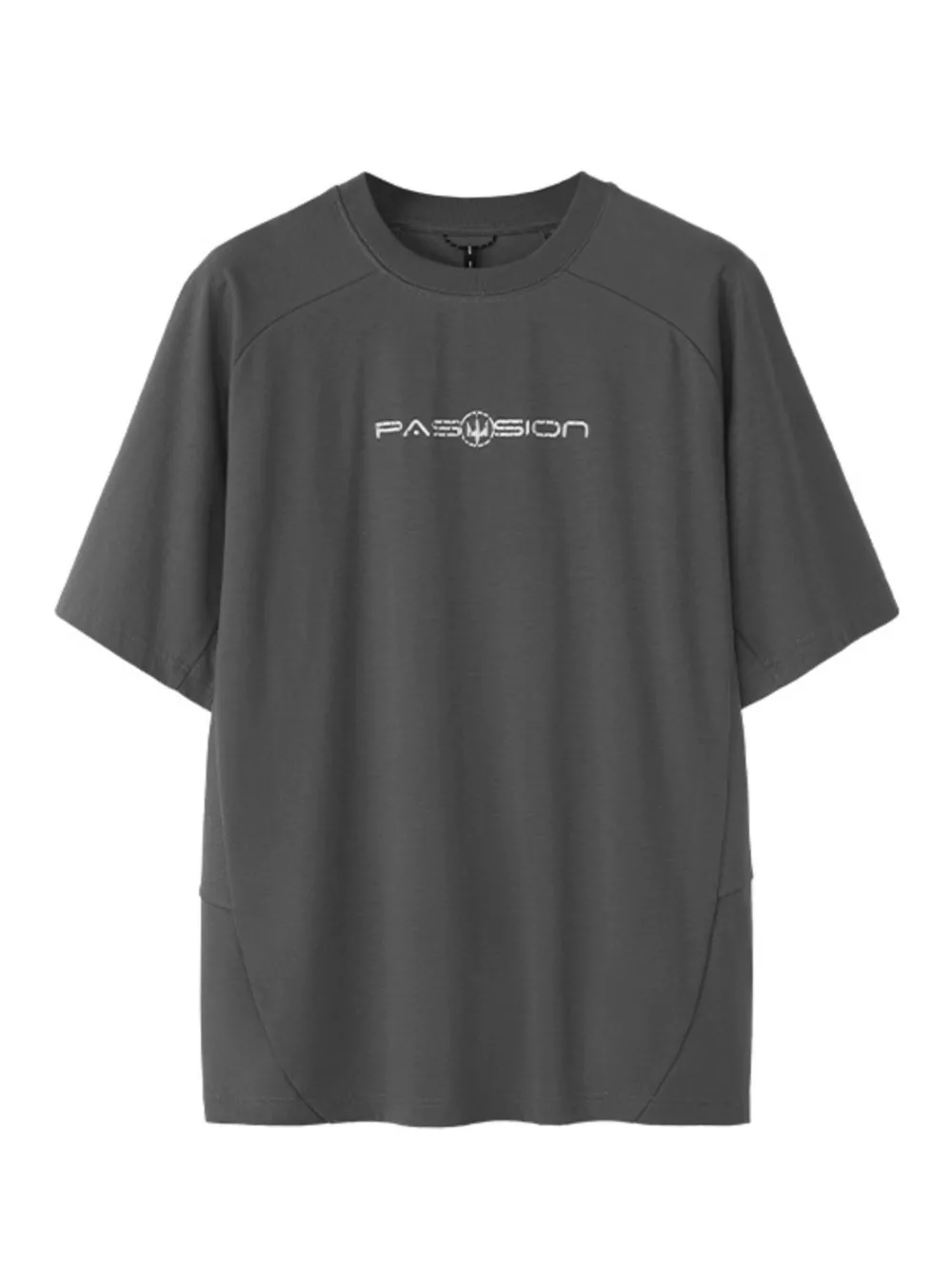 Men's Letter Round Neck Half Sleeve T-Shirt, image 6