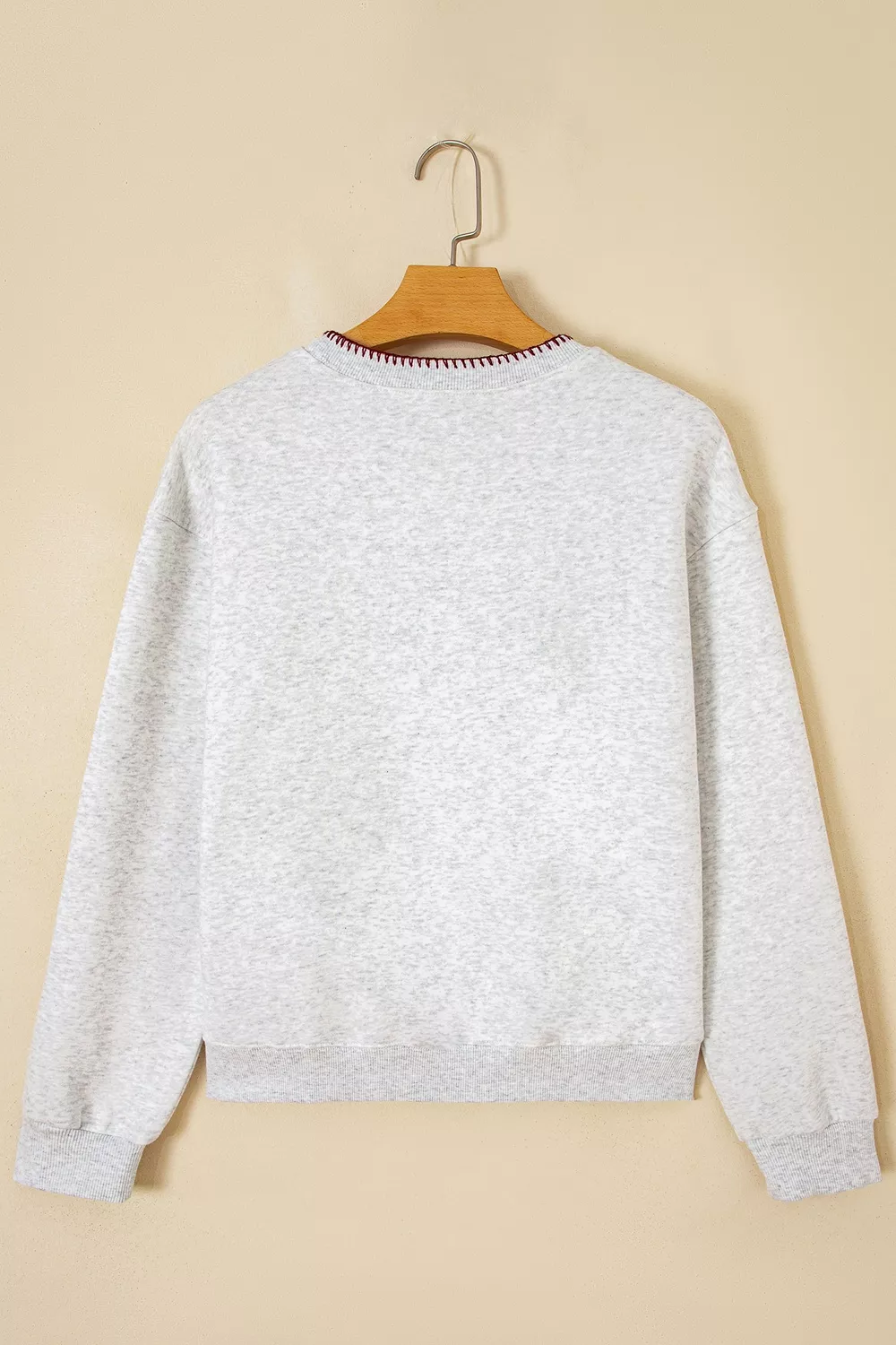 Graphic Round Neck Casual Sweatshirt, image 6