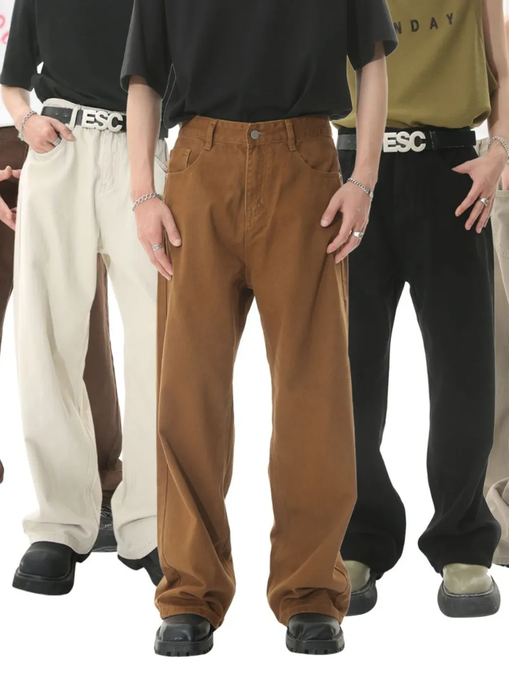 Men's Mid-Rise Straight-Leg Jeans, image 2