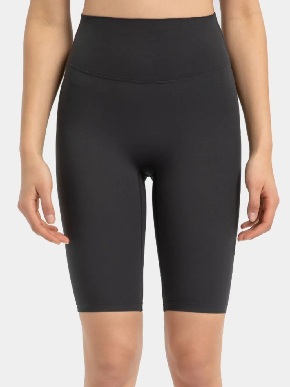 High Rise Wide Waistband Active Shorts, image 15