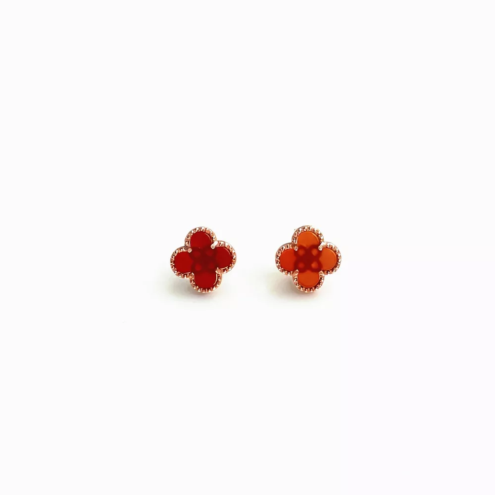 Clover Stud Earrings, image 4
