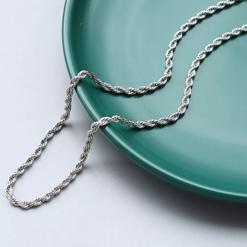 Titanium Steel Chain Necklace, image 5