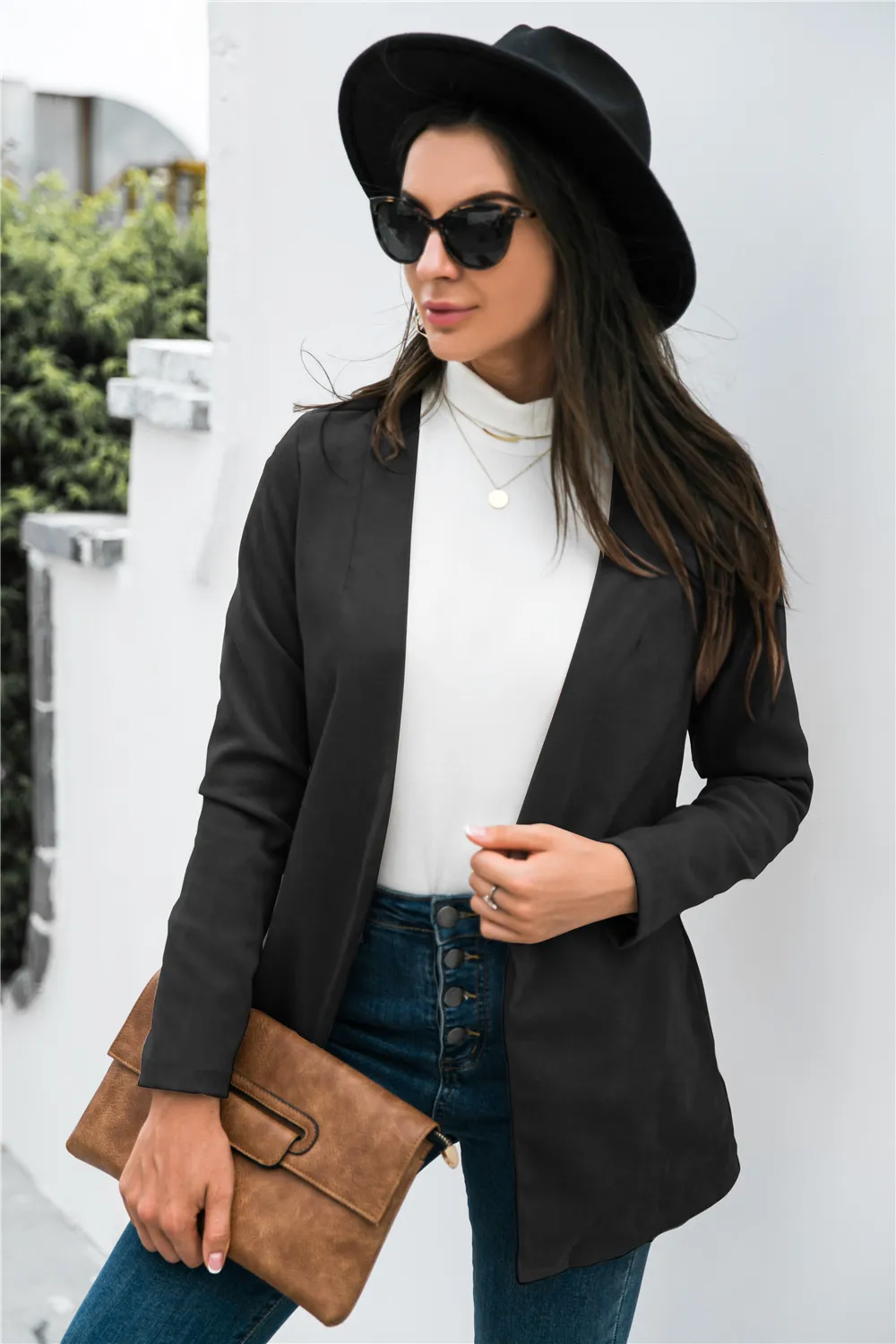 Three-Quarter Sleeve Blazer, image 4