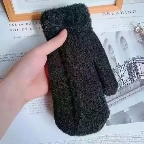 Cozy Knitted Winter Gloves, image 4