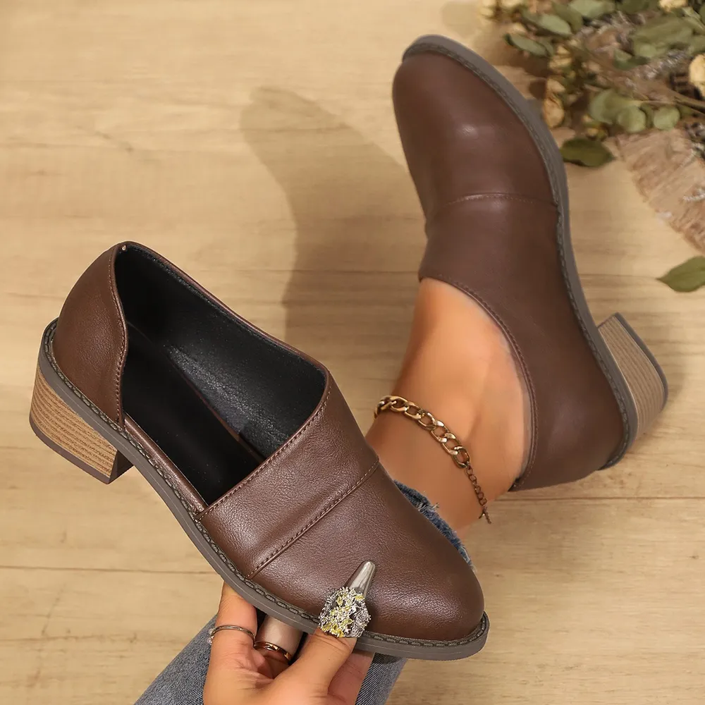Point Toe Block Heels Pumps, image 6