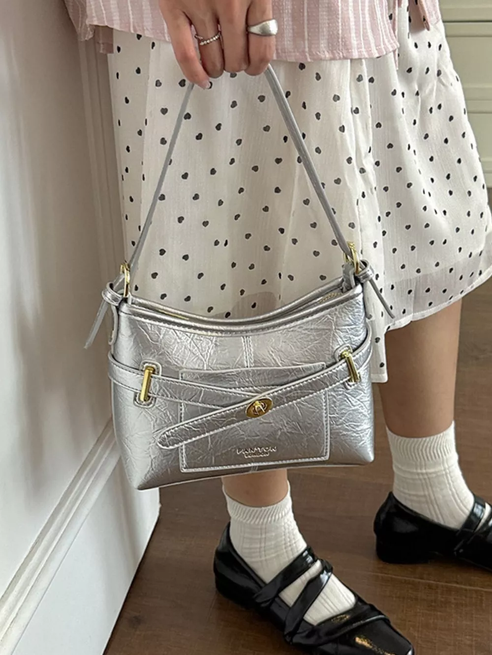Adjustable Strap Crossbody Bag, image 5