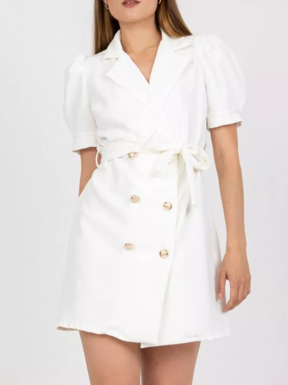 Blazer Style Tie Waist Mini Dress, image 9