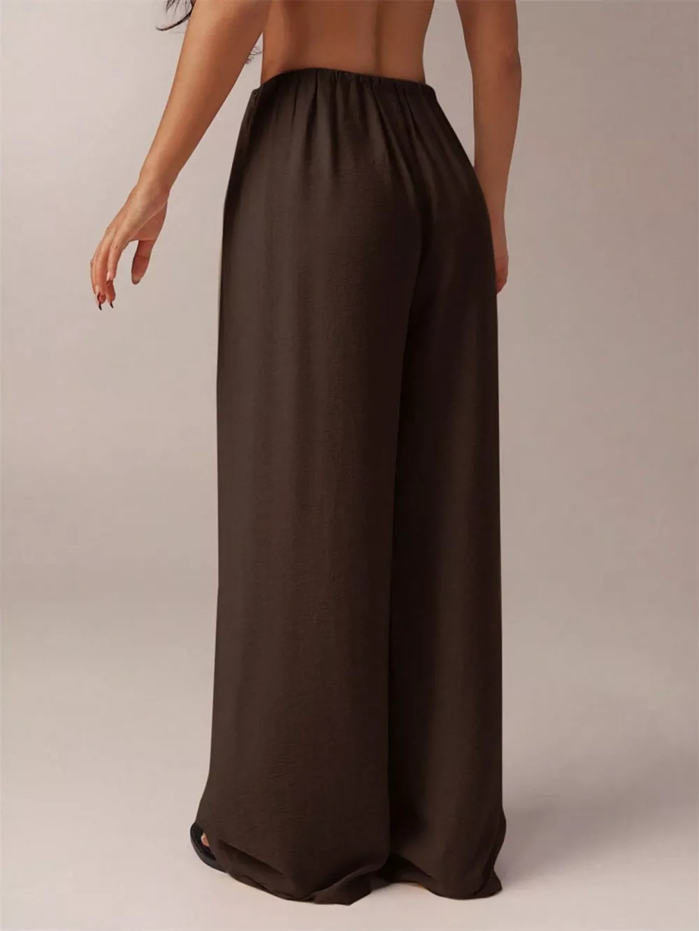 Drawstring Wide Leg Pants, image 17
