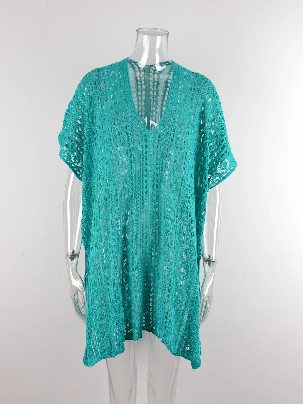 Cutout V-Neck Cover-Up with Tassel, image 19