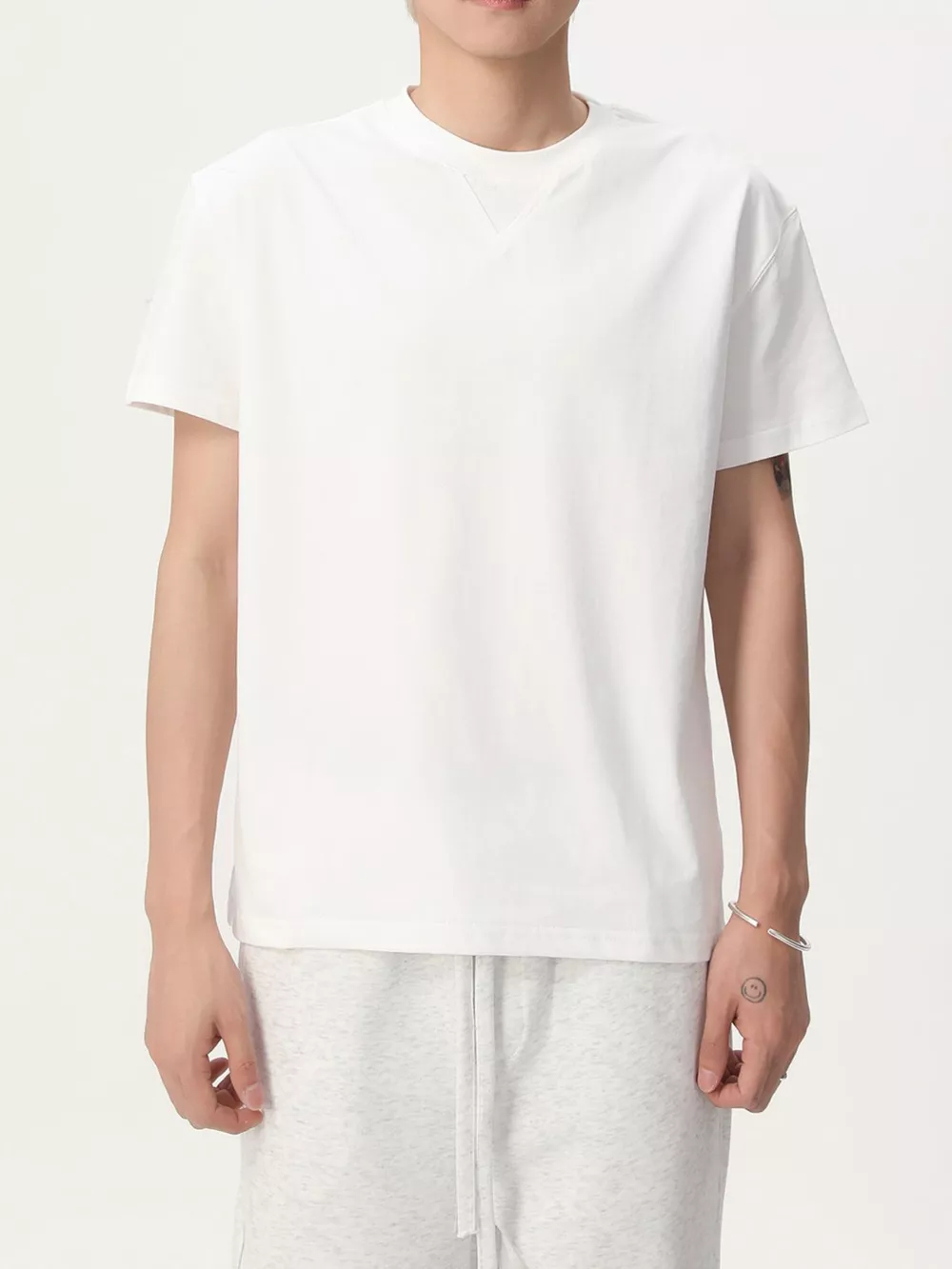 Men's Round Neck Short Sleeve Tee, image 8