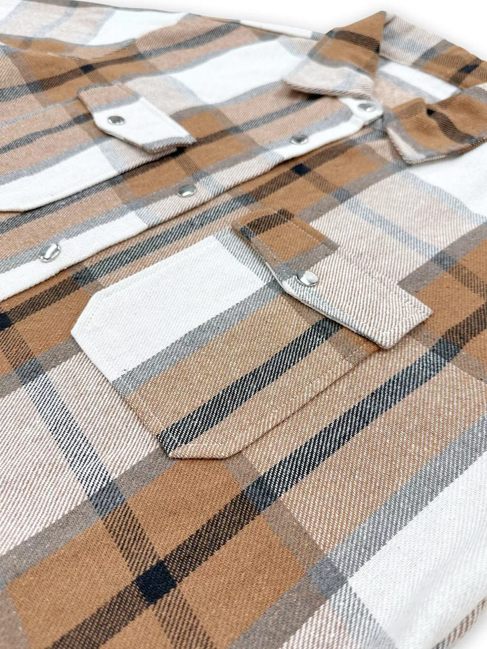 Plus Size Casual Plaid Button-Down Shirt, image 6