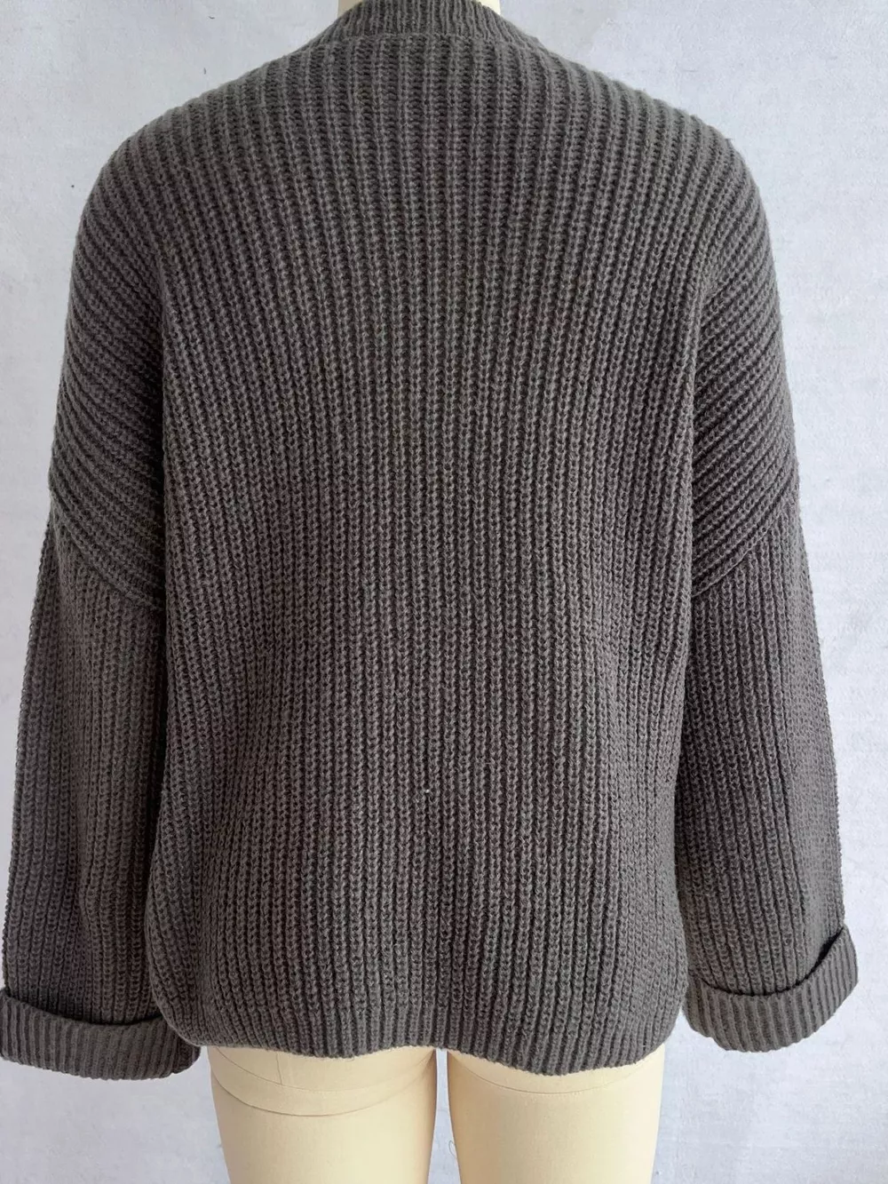 Asymmetrical Button Detail Sweater, image 10