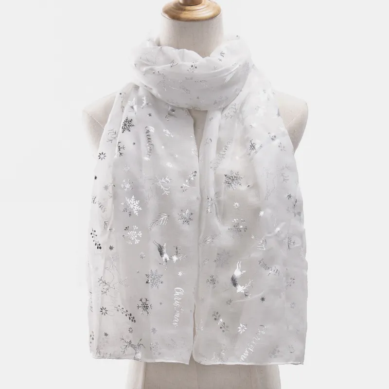 Christmas Element Polyester Scarf, image 2