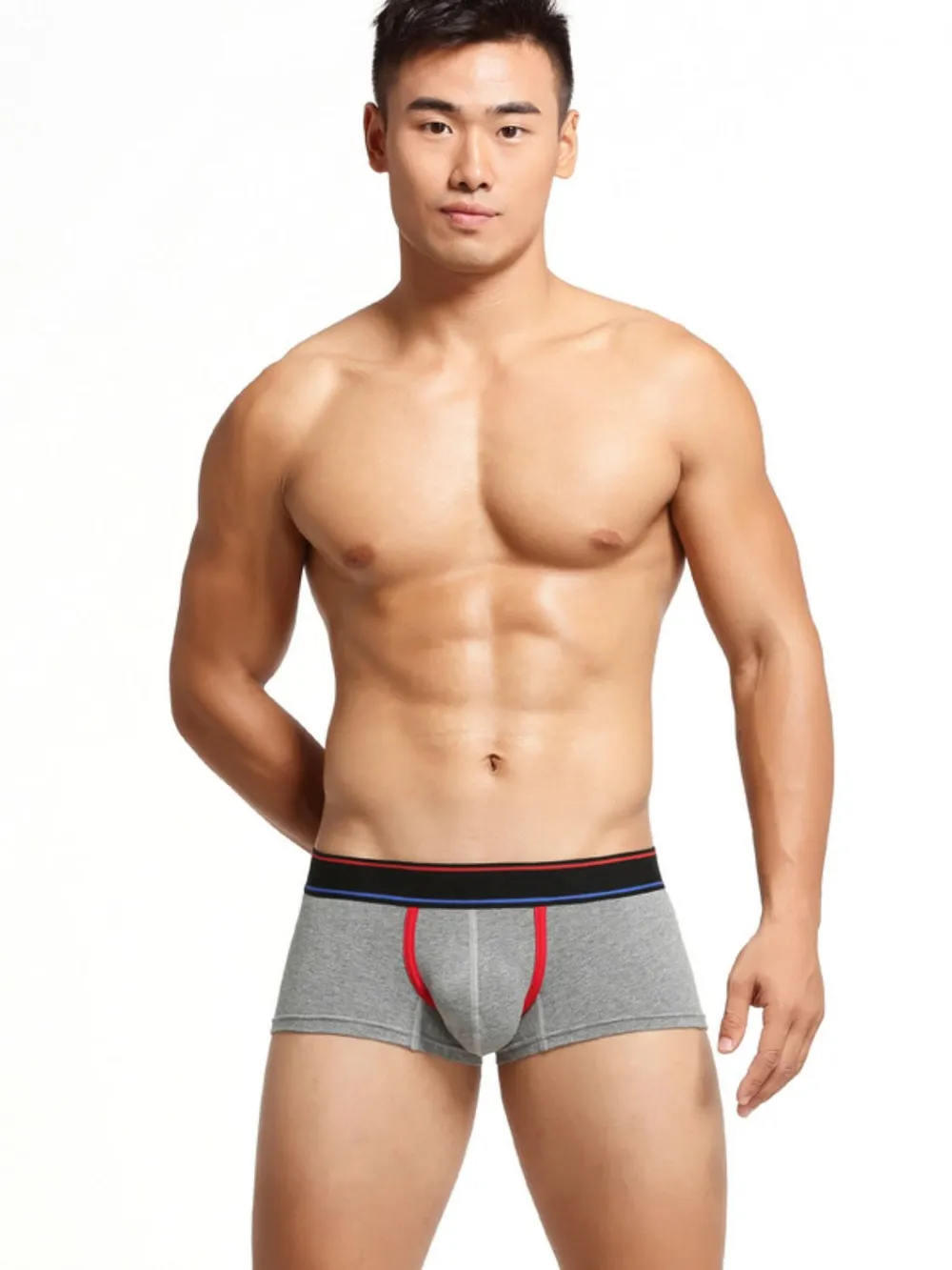 Men's Letter Graphic Contrast Panty, image 3