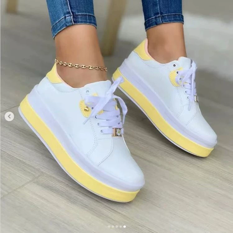 Lace Up Platform Sneakers, image 5