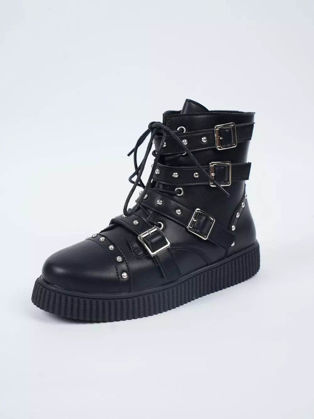 Round Toe Platform Boots