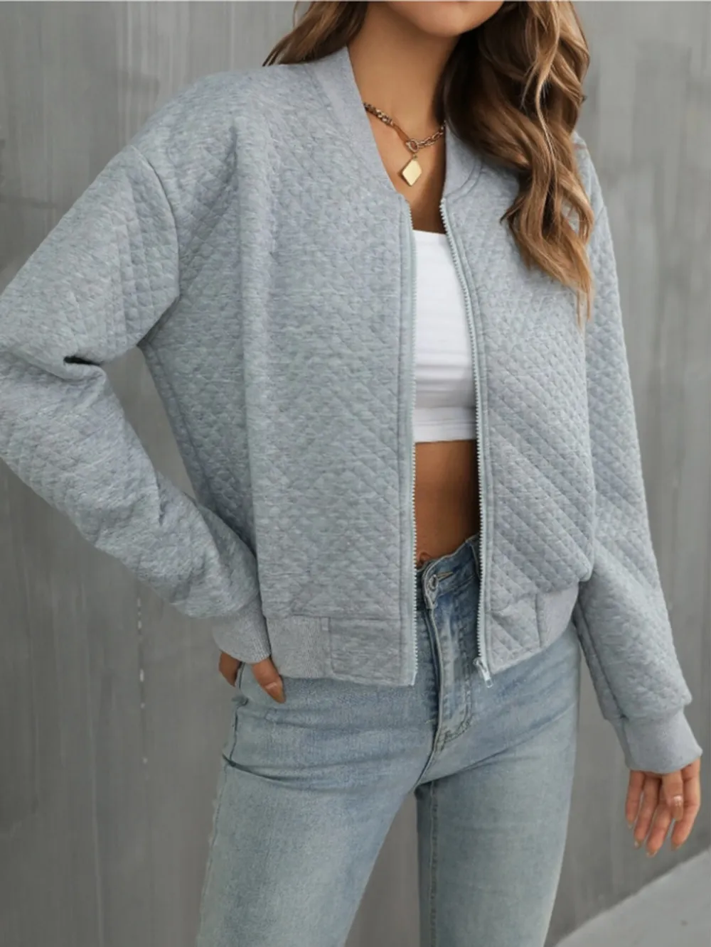 Zip Up Long Sleeve Jacket, image 13