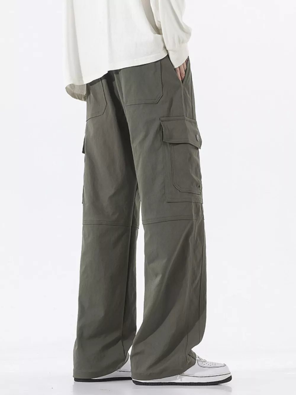 Men's Full Size Multi-Pocket Cargo Utility Pants Plus Size, image 14