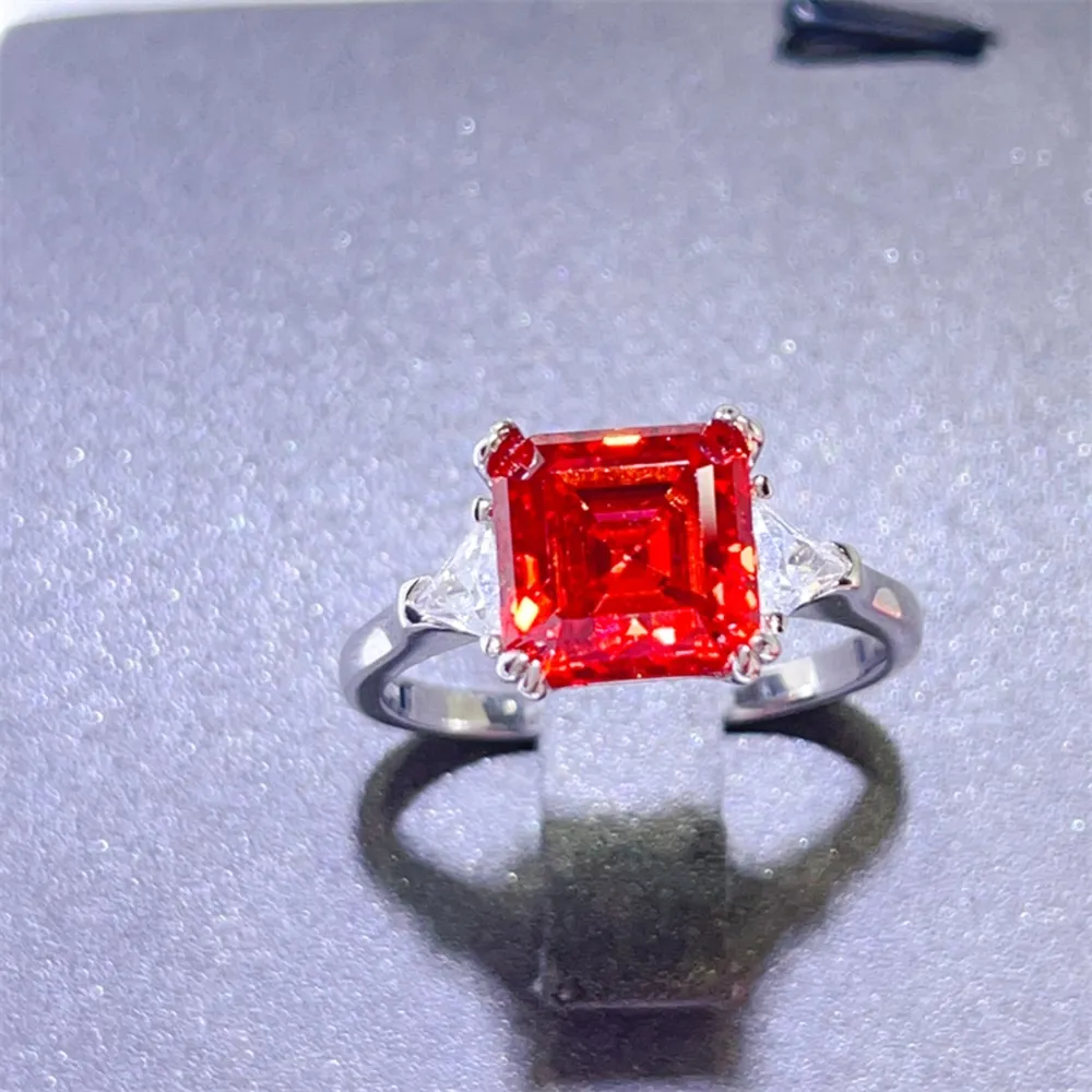 3 Carat Moissanite 925 Sterling Silver Ring, image 4