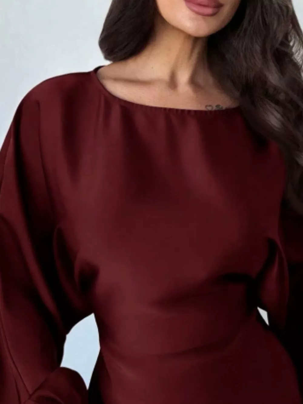 Back Tie Long Sleeve Blouse, image 11
