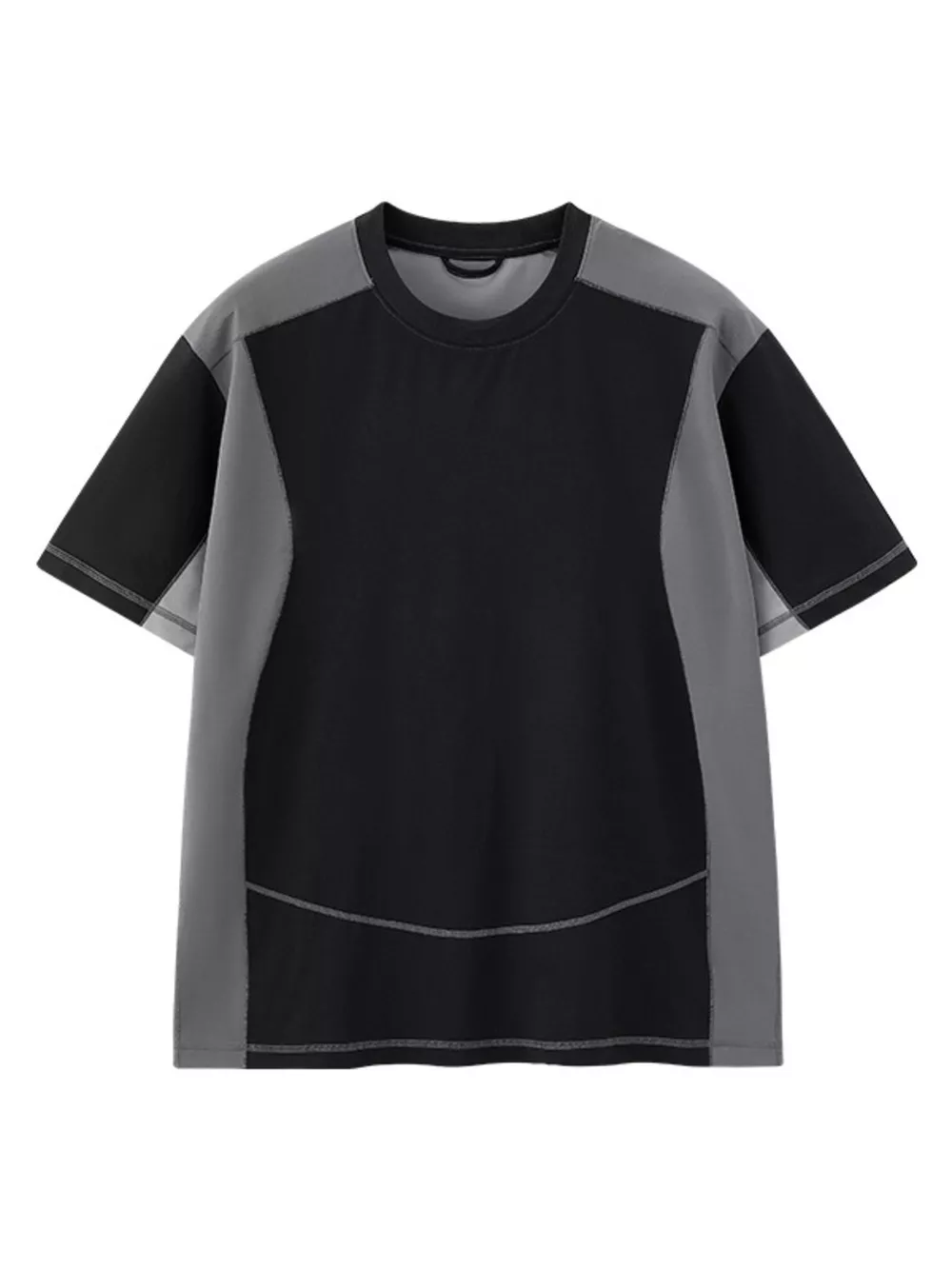 Men's Contrast Stitching Relaxed Fit T-Shirt, image 4