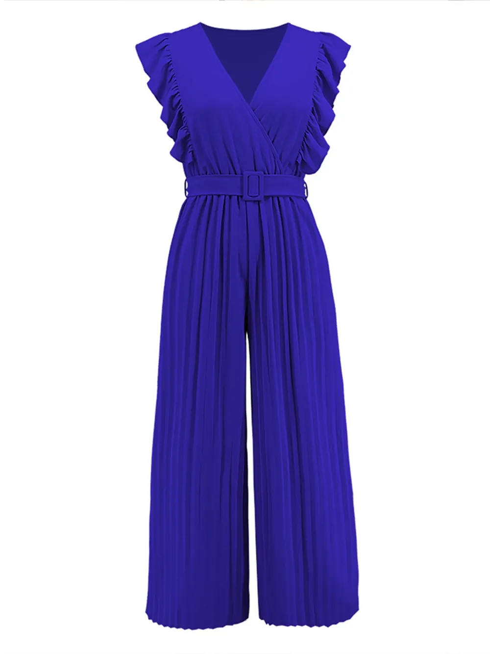 Ruffled Surplice Cap Sleeve Jumpsuit, image 20