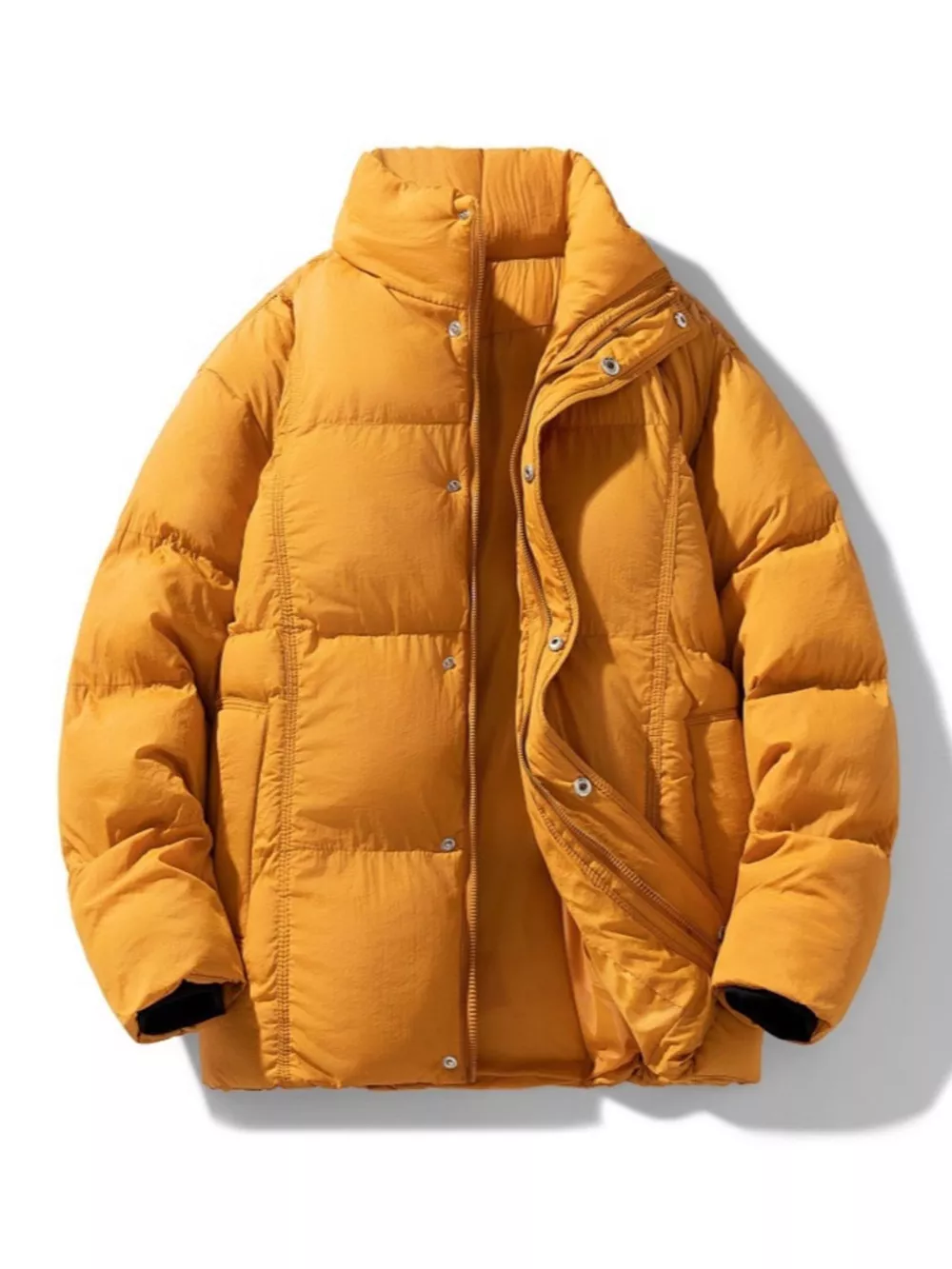 Men's Plus Size Warm Padded Puffer Jacket, image 2