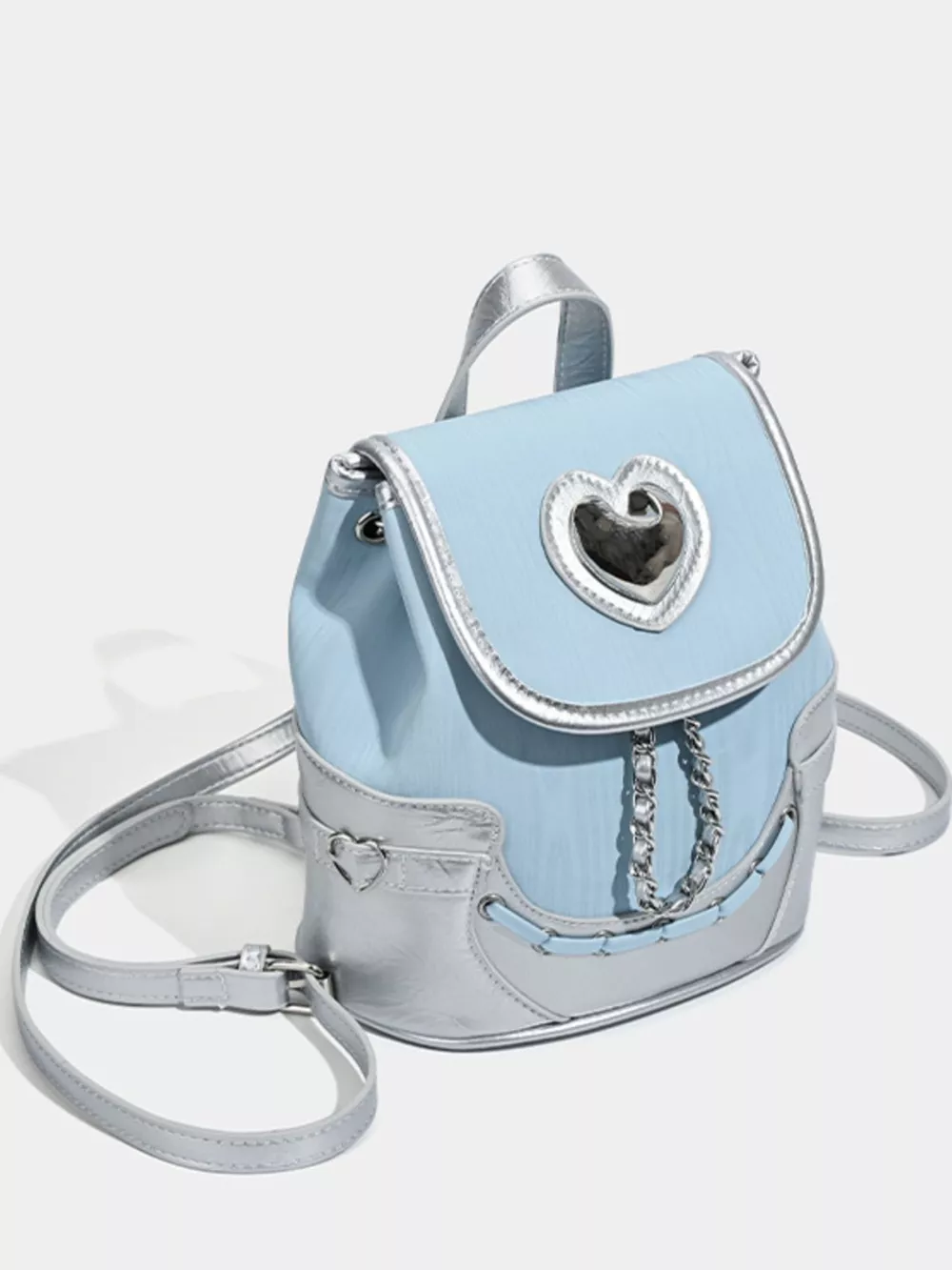 Heart Flap Backpack Bag, image 2