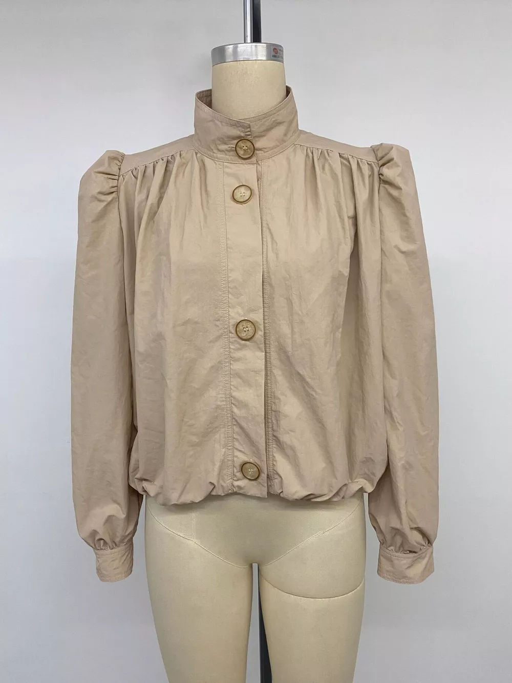 Button-Down Puff-Sleeve Jacket, image 12