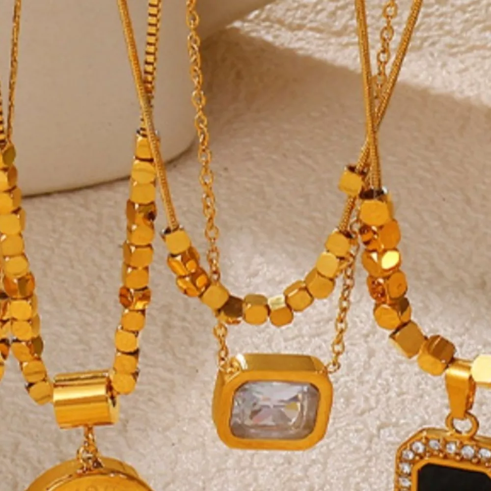 18K Gold-Plated Pendant Necklace, image 8