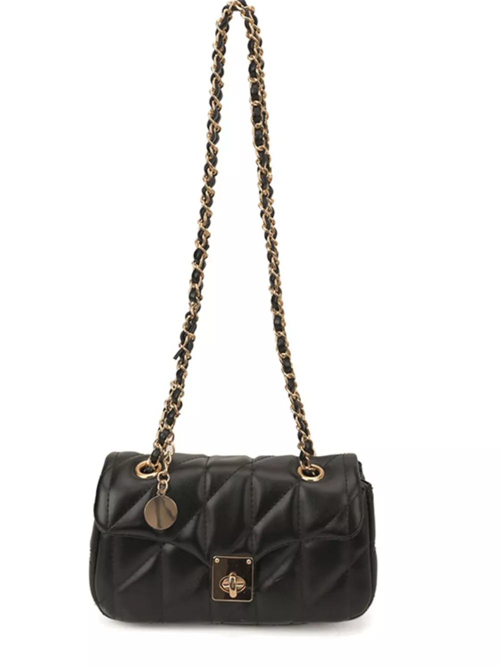 Quilted Chain Shoulder Bag, image 5