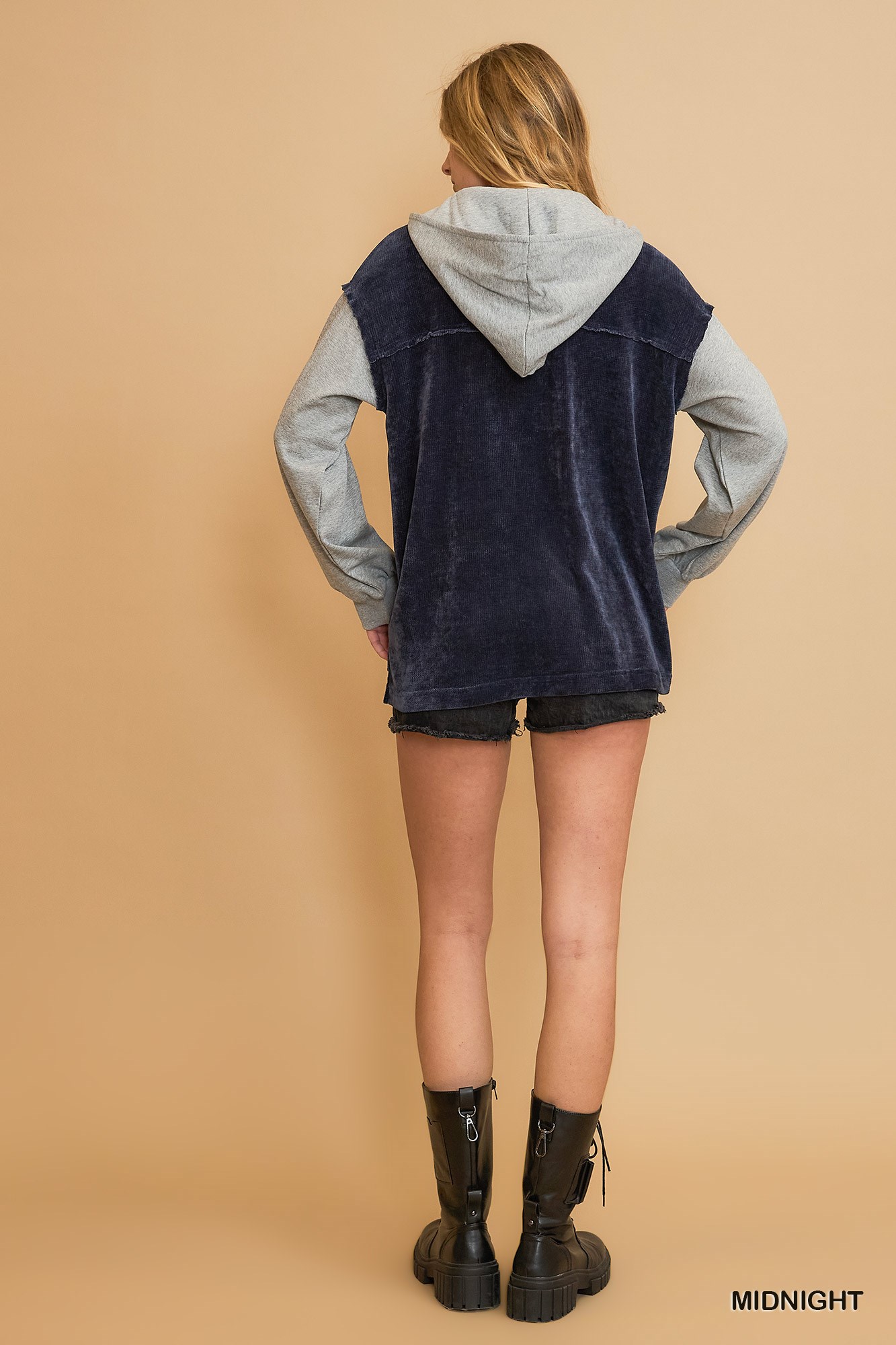 Contrast Hooded Chenille Jacket, image 4