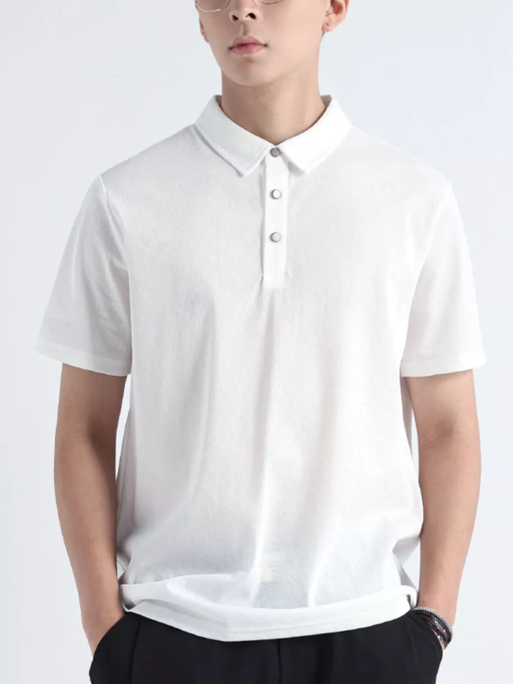 Men's Plus Size Casual Fit Short Sleeve Polo, image 7