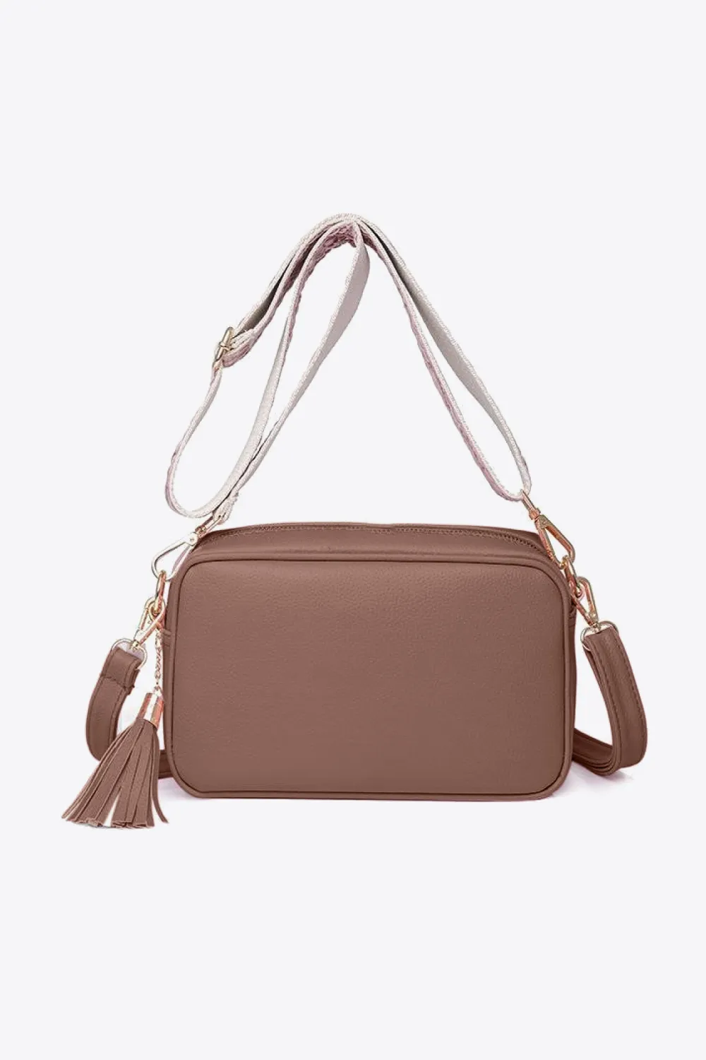 PU Leather Tassel Crossbody Bag, image 11