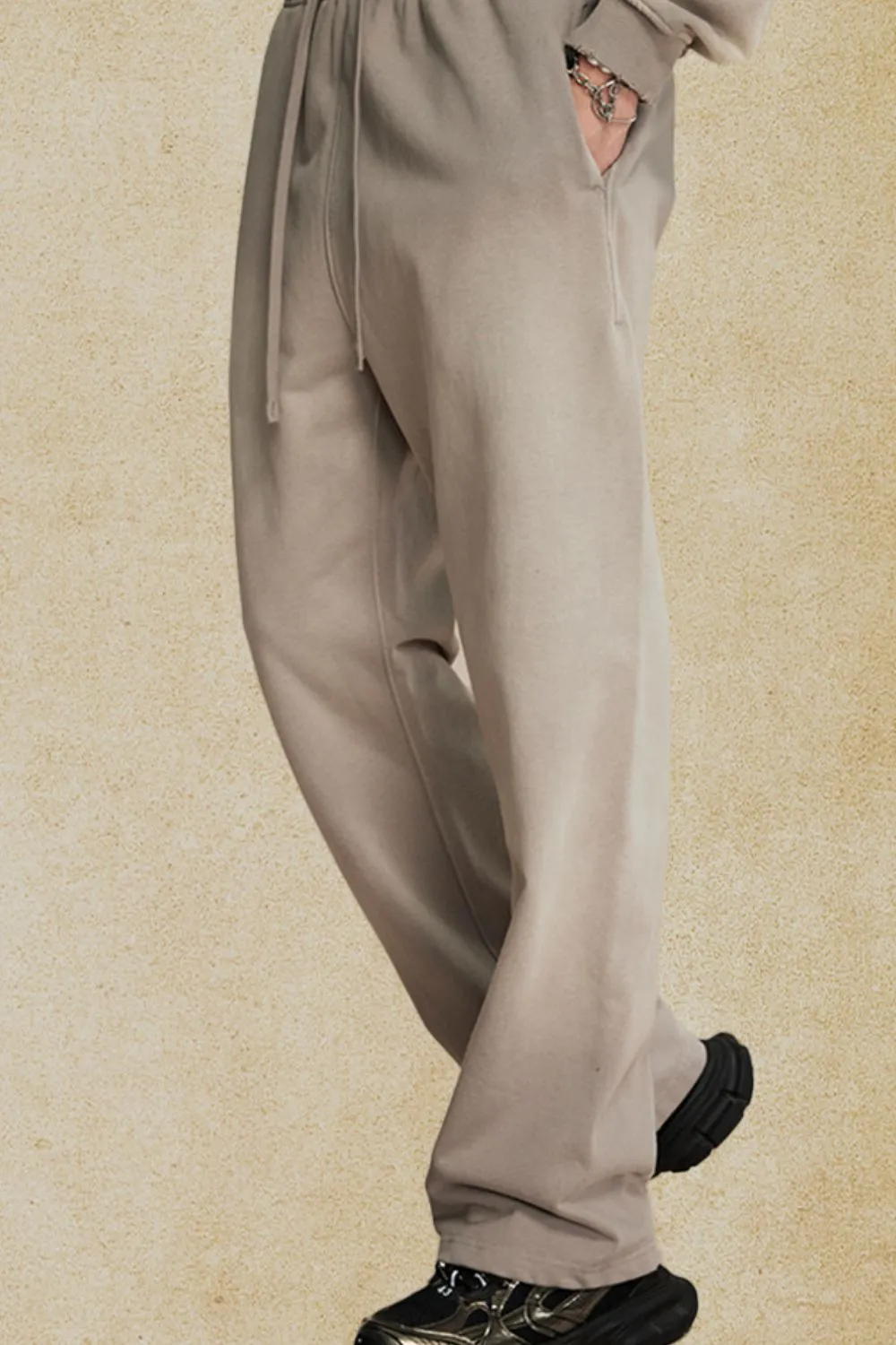 Men's Drawstring Baggy Pants, image 7