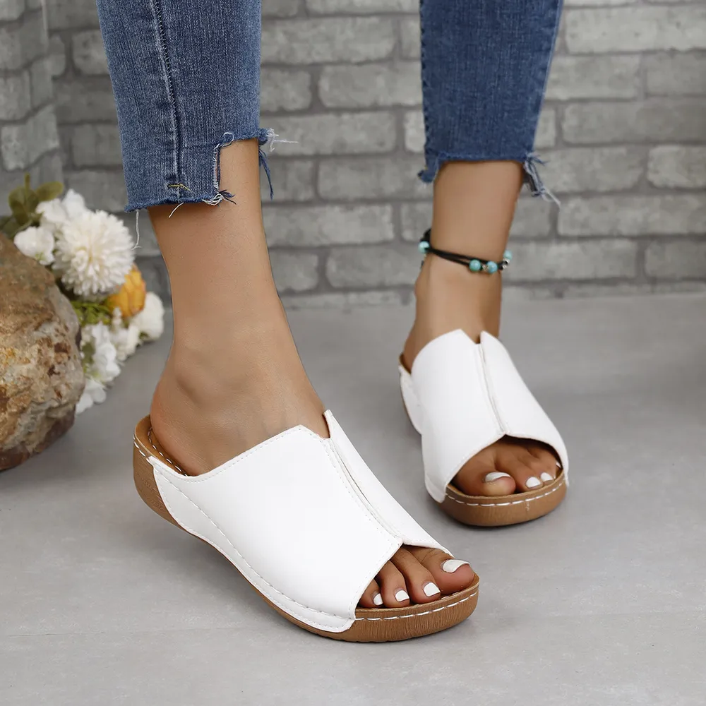 PU Leather Open Toe Sandals, image 10