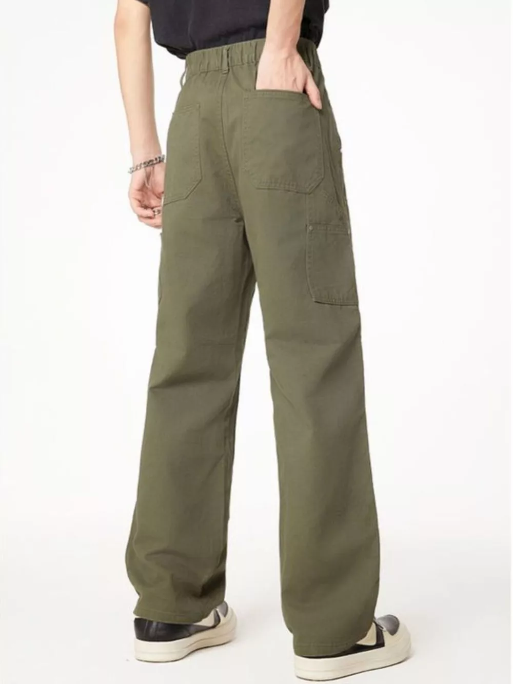 Men's Full Size Wash Wide Leg Jeans Plus Size, image 6