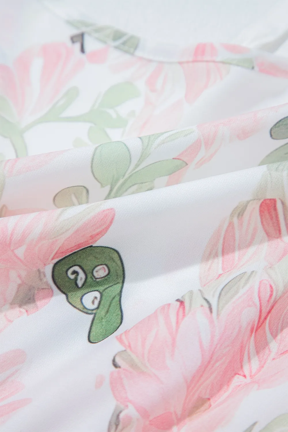 Tied Printed Short Sleeve Blouse, image 6