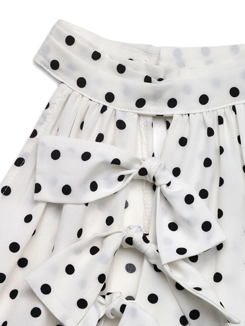 Bow Front Polka Dot Sleeveless Midi Dress, image 5