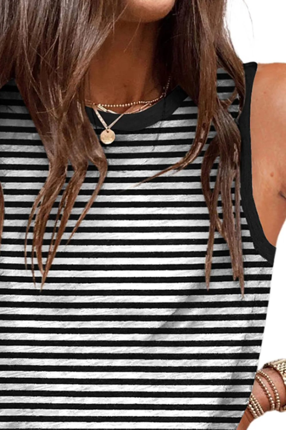 Printed Round Neck Tank, image 9