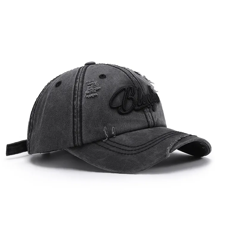 Embroidered Letter Cotton Baseball Cap, image 5