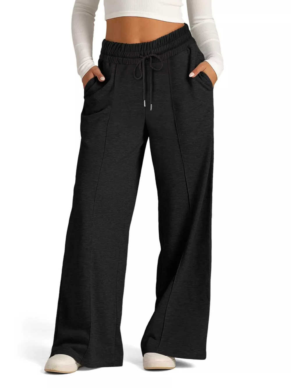 Wide Leg Drawstring Pants, image 9