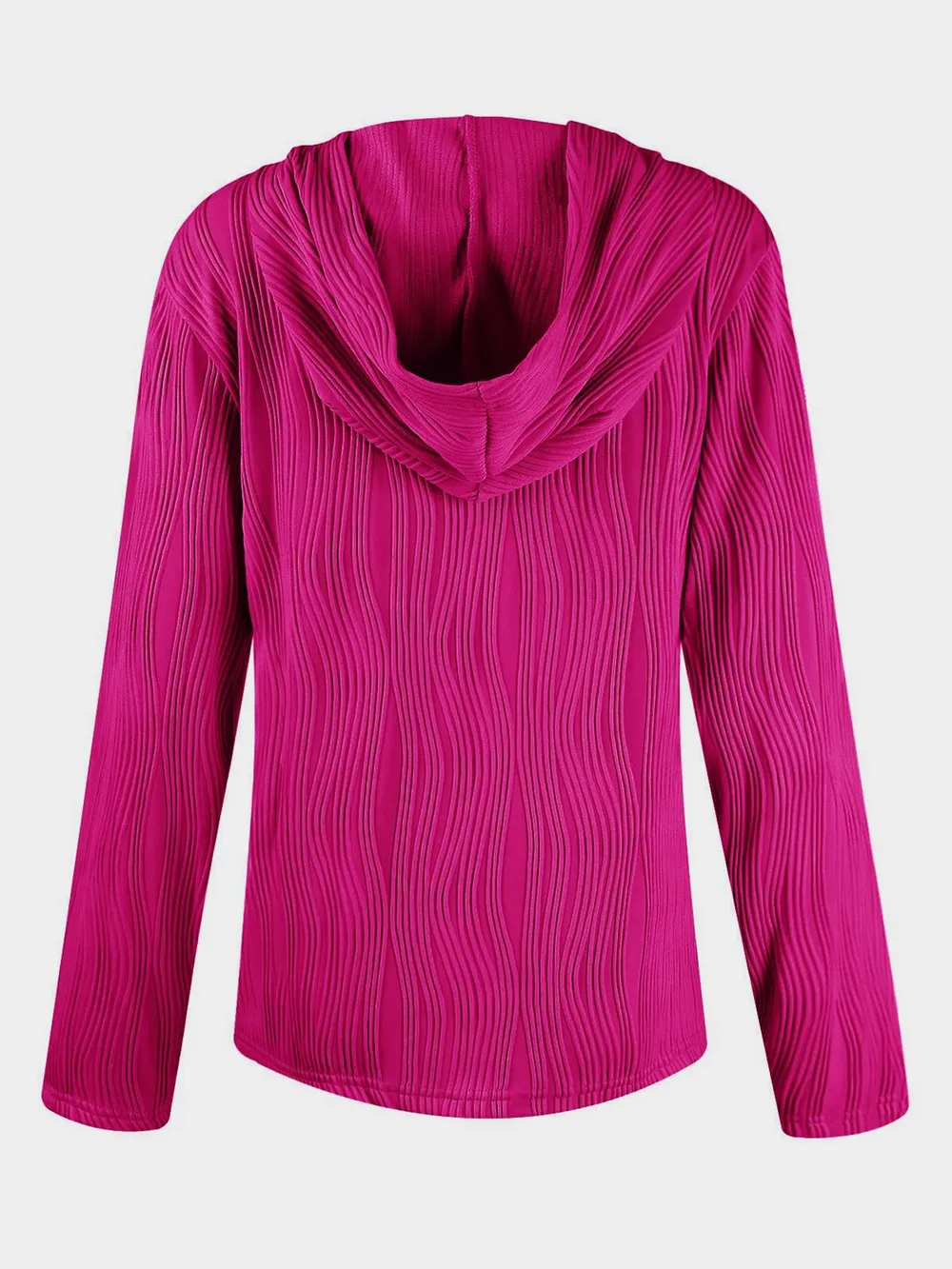 Textured Long Sleeve Hoodie, image 25