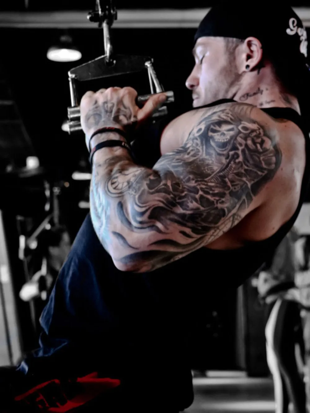 Men's Plus Size Round Neck Tank, image 4