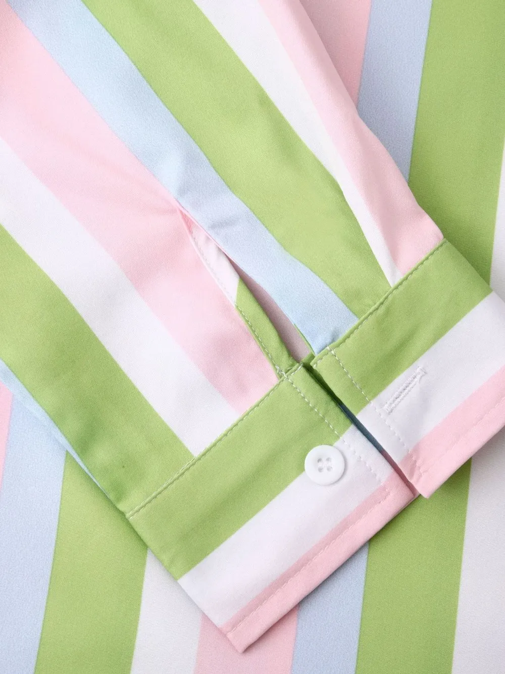 Men's Striped Collared Neck Shirt, image 3