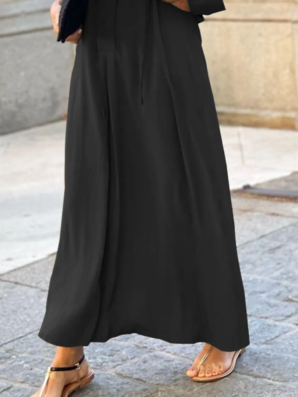 Full Size Solid Color Maxi Shirt Dress Plus Size, image 8