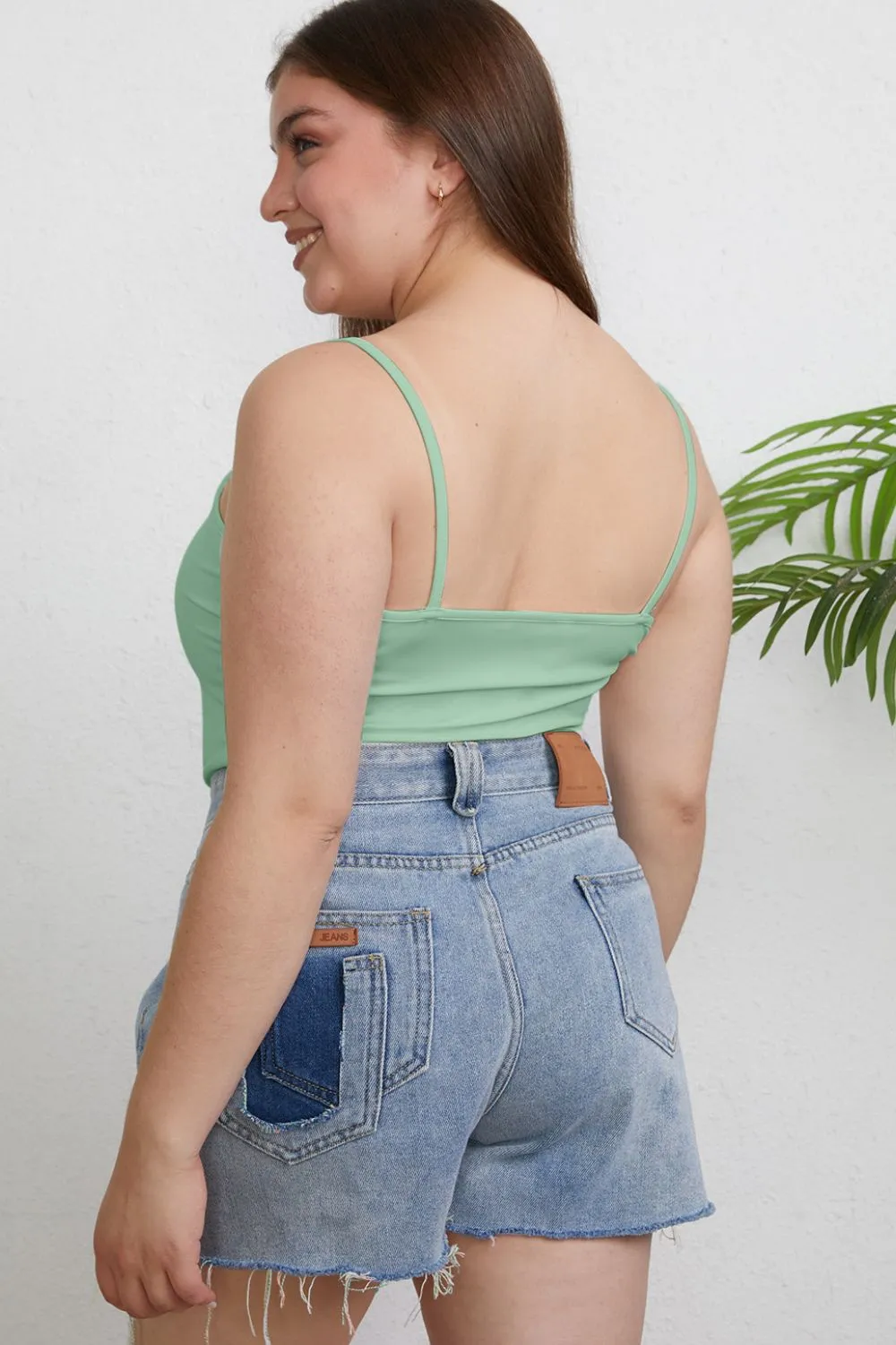 Full Size Round Neck Slim Cami Plus Size, image 17